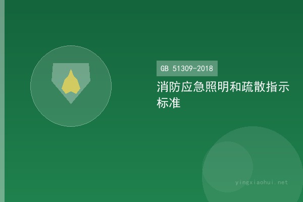 GB 51309-2018 消防应急照明和疏散指示系统技术标准